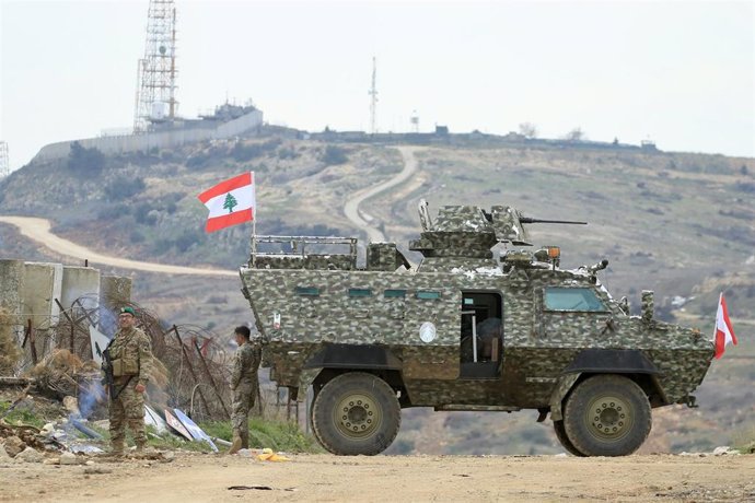 Fuerzas militares libanesas en el sur del país (archivo)