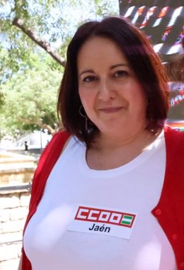 La secretaria general de CCOO en Jaén, Silvia de la Torre.