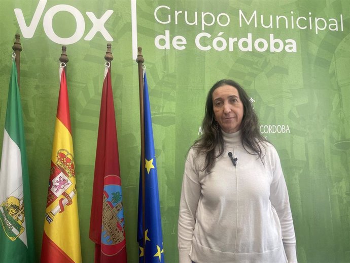 La portavoz de Vox en el Ayuntamiento de Córdoba, Paula Badanelli.