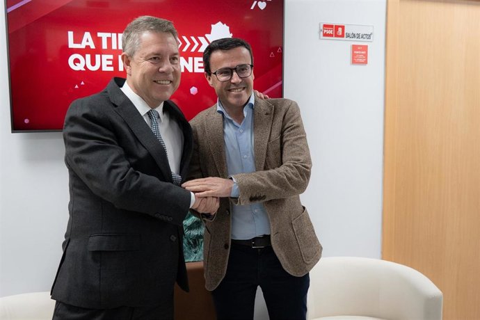 Encuentro entre Miguel Ángel Gallardo y Emiliano García Page en Mérida