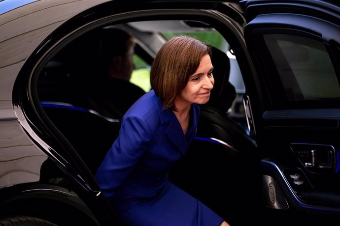 Archivo - La presidenta de Moldavia, Maia Sandu