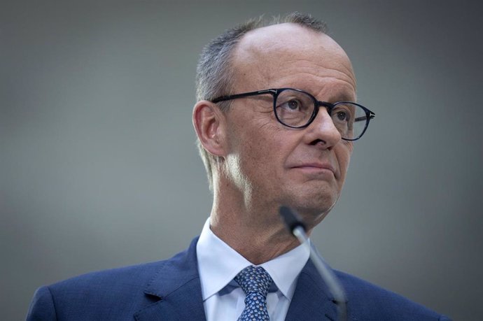 El líder conservador alemán Friedrich Merz