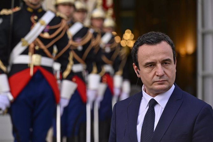 Archivo - Imagen de archivo del primer ministro en funciones de Kosovo, Albin Kurti