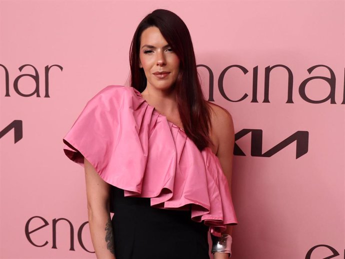 Laura Matamoros durante el desfile de la firma 'Encinar'