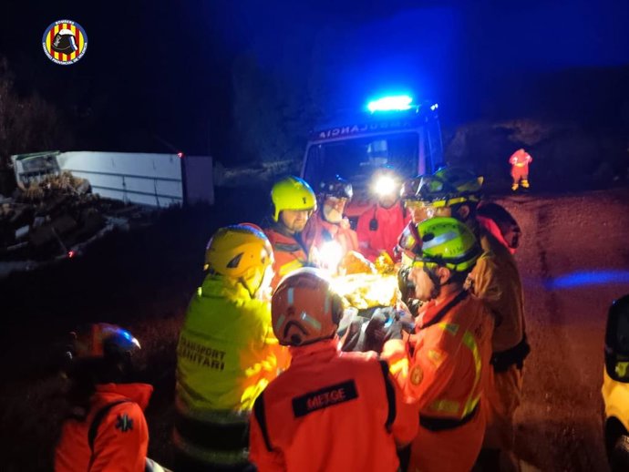 Bombers actuen en accident