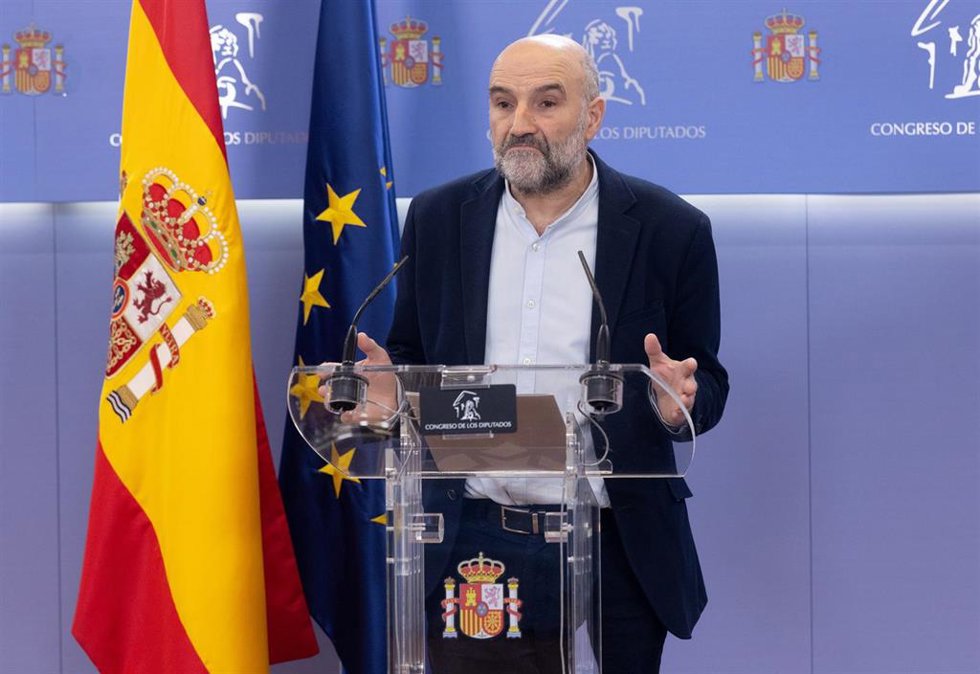 El diputado de BNG, Néstor Rego, a 25 de febrero de 2025, en Madrid (España).