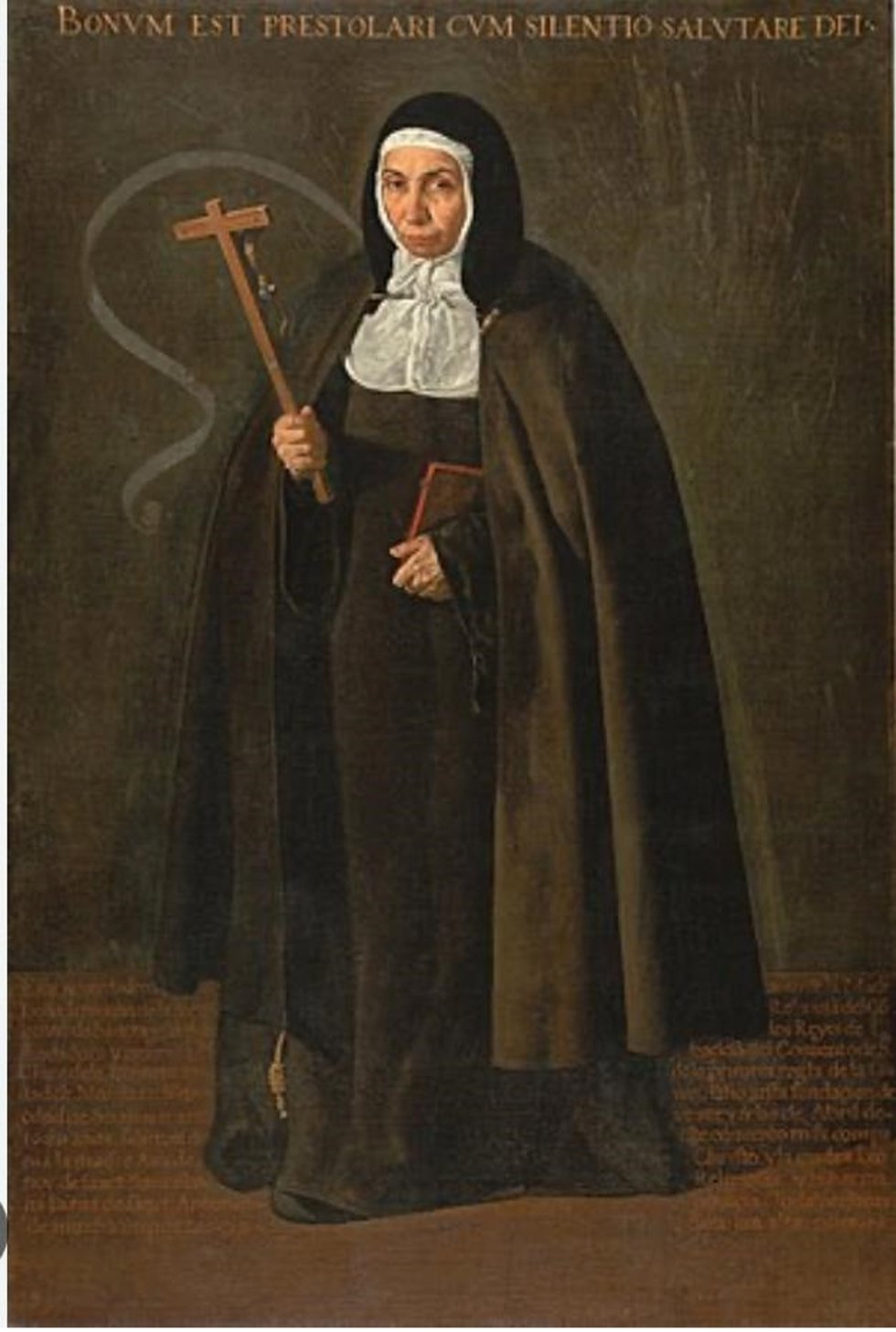 Lienzo de Diego Velázquez Madre Jerónima de la Fuente,