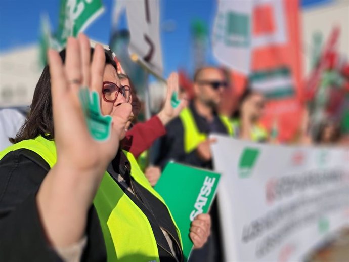 Protesta de Satse.