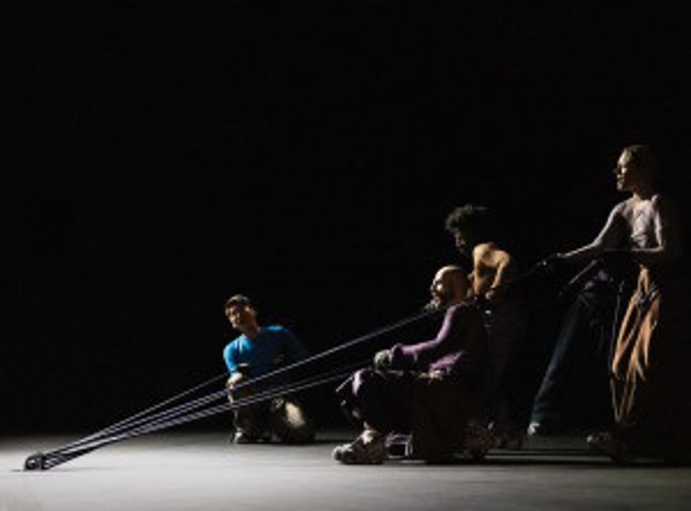 El coreógrafo Jefta van Dinther escoge el Teatro Central para estrenar este viernes en España 'Remachine'.