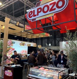 Imagen del estand de El Pozo Alimentación en la feria HIP 2025.