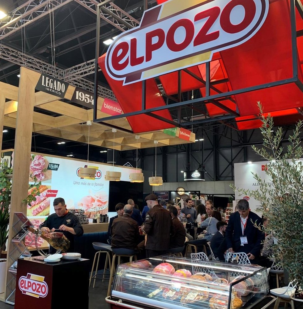 Imagen del estand de El Pozo Alimentación en la feria HIP 2025.