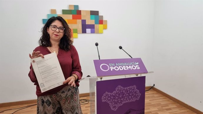 La coordinadora de Podemos Andalucía, Raquel Martínez, en una imagen de archivo.