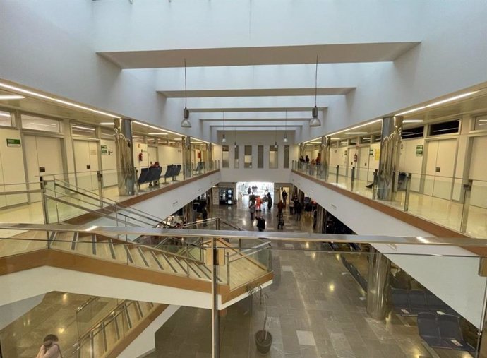 Interior del Hospital Clínico de Málaga