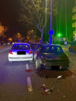 Accidente en el que resultó herida una niña de tres años en Alcùdia.