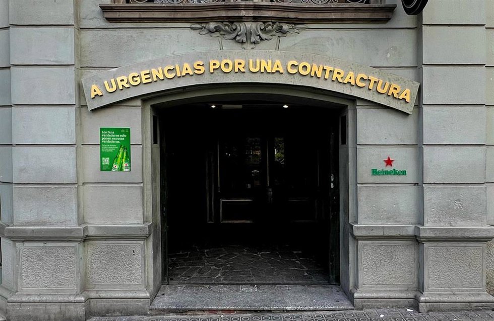 Bar con excusa para poder ver el fútbol