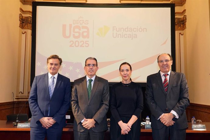 Presentación de la nueva convocatoria del programa Becas USA de la Fundación Unicaja.