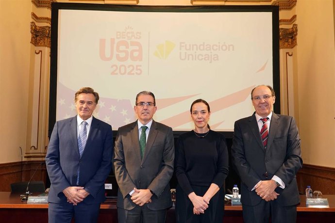 Presentación de la nueva convocatoria del programa Becas USA de la Fundación Unicaja.