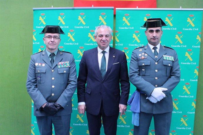Nicanor Sen, en la toma de posesión del nuevo jefe de la Guardia Civil de Salamanca.
