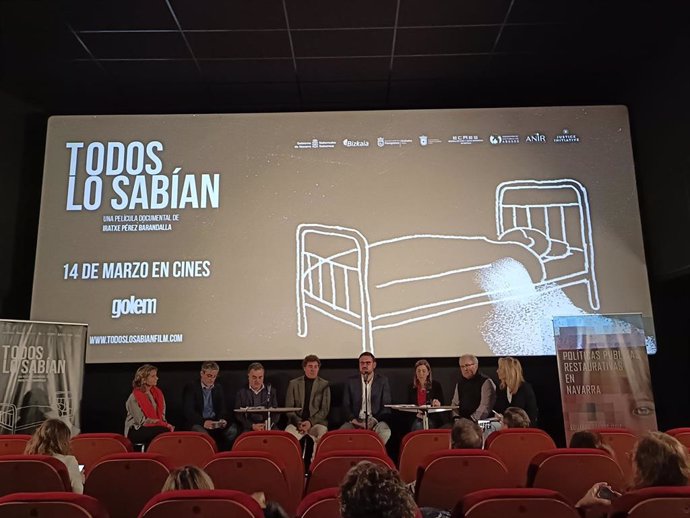 Presentación del documental 'Todos lo sabían' y del libro 'Justicia restaurativa y víctimas de pederastia en el ámbito de la Iglesia Católica'.