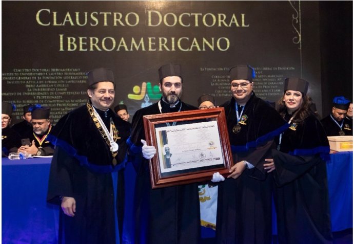 Pedro Navarro, reconocido con el Doctorado Honoris Causa por el Claustro Doctoral Iberoamericano