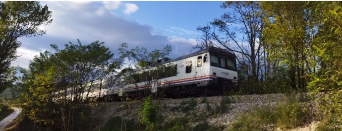 Tren de la línea Xàtiva-Alcoi