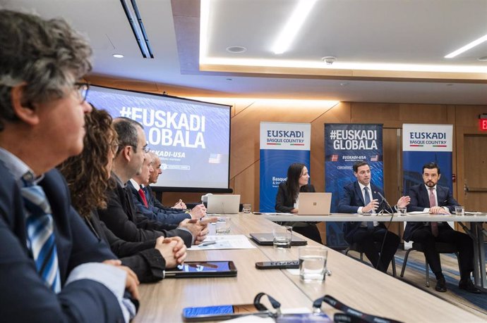 El Lehendakari, Imanol Pradales, reunido con empresas en Washington (EEUU)