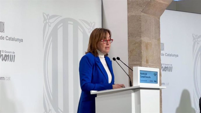 La consellera de Territorio, Vivienda y Transición Ecológica de la Generalitat, Sílvia Paneque, en una rueda de prensa tras el Consell Executiu de este martes