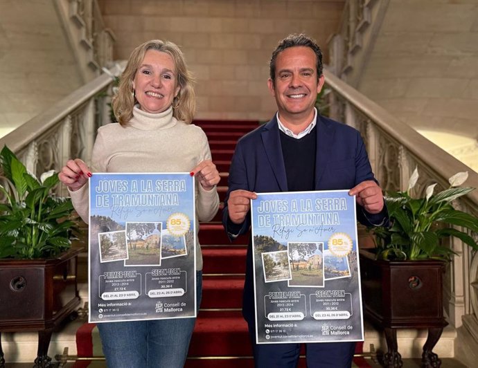 El Consell pone en marcha 'Joves a la Serra de Tramuntana' para conectar a jóvenes con paisaje cultural y naturaleza