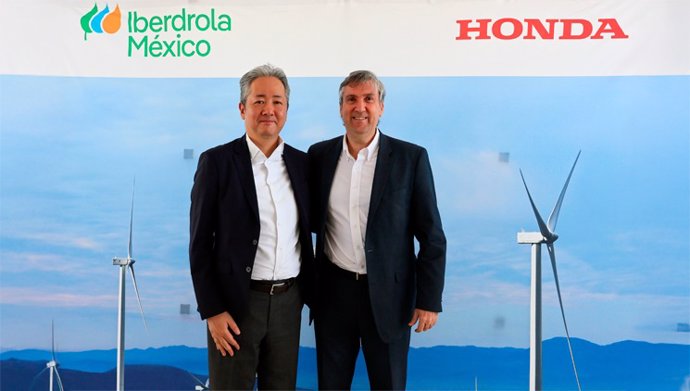 Iberdrola suministrará energía renovable de sus parques eólicos a la japonesa Honda en sus plantas de México