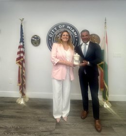 Angie Moreno en Miami