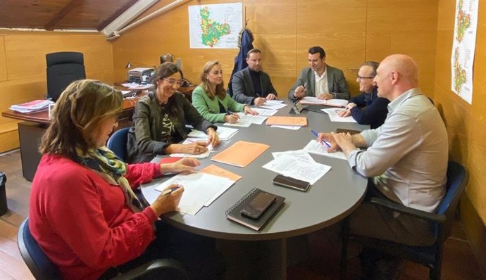 Reunión del Comité en la Diputación.