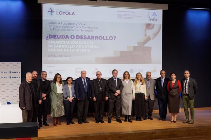 La jornada '¿Deuda o Desarrollo? Financiación para el Desarrollo y Doctrina Social de la Iglesia' .