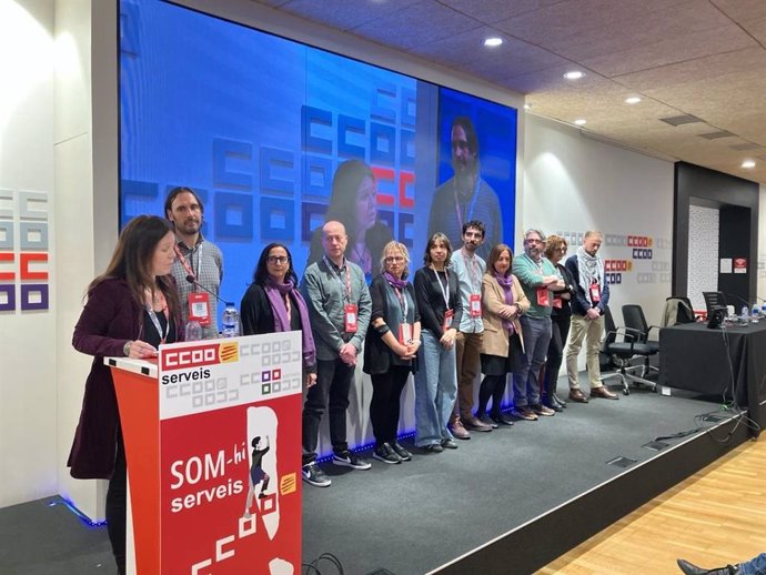 El cuarto congreso de la Federación de Servicios de CC.OO. De Catalunya