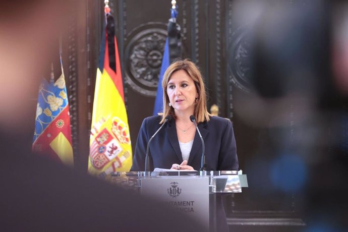 Archivo - La alcaldesa de València, María José Catalá, en una imagen de archivo.