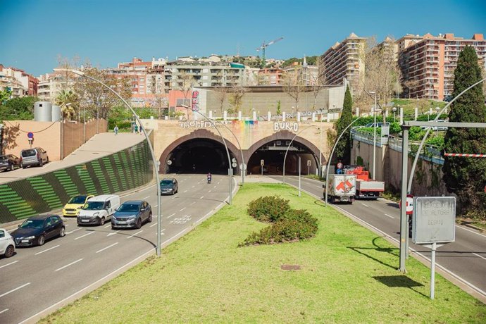 Archivo - Túnel de la Rovira de Barcelona.