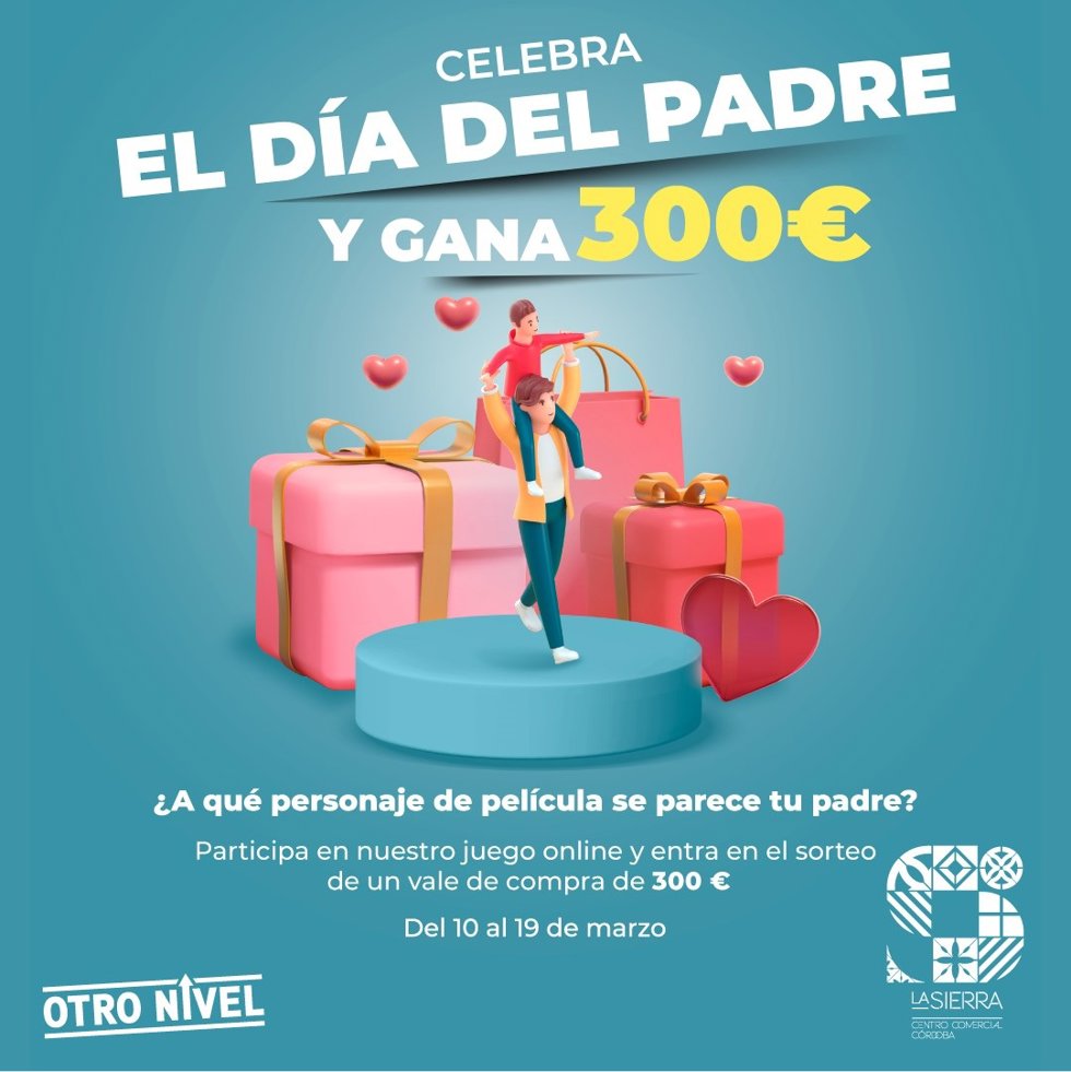 Cartel promocional por el Día del Padre.