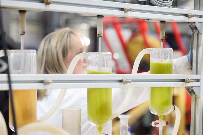 Pruebas en un laboratorio.
