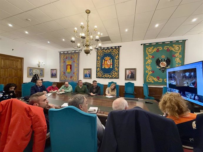 Reunión del Centro de Coordinación Operativa de ámbito local (CECOPAL) en Talavera