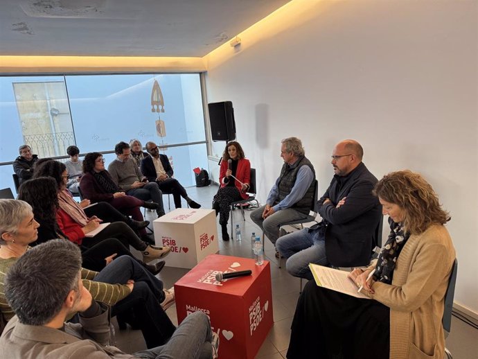 Acto de los socialistas de Mallorca este martes en Sa Pobla.