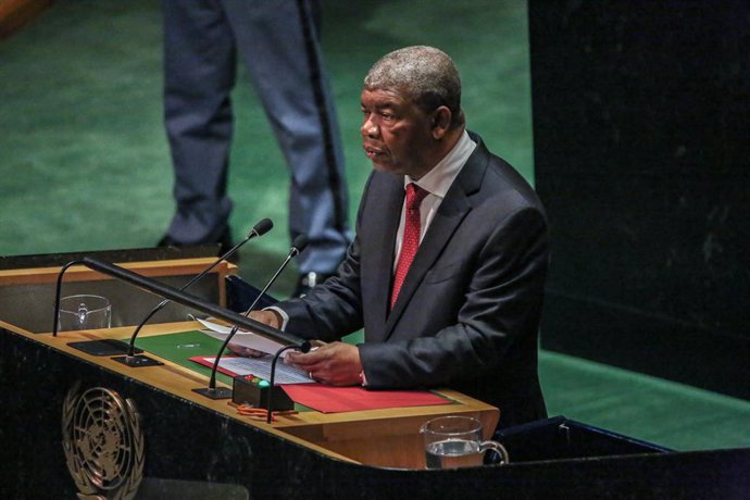 Archivo - Imagen de archivo del presidente de Angola, Joao Lourenço