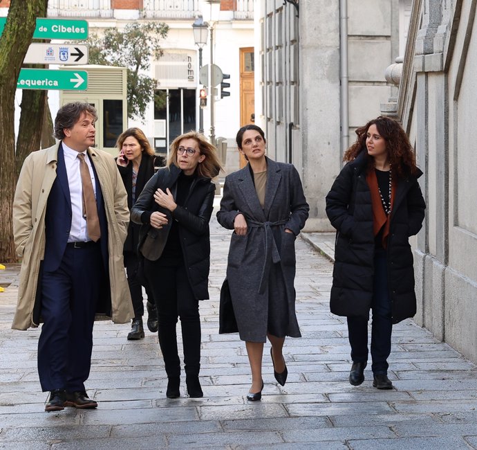 La ex asesora de Moncloa Pilar Sánchez Acera llega a declarar como testigo al Tribunal Supremo, a 12 de marzo de 2025, en Madrid (España).