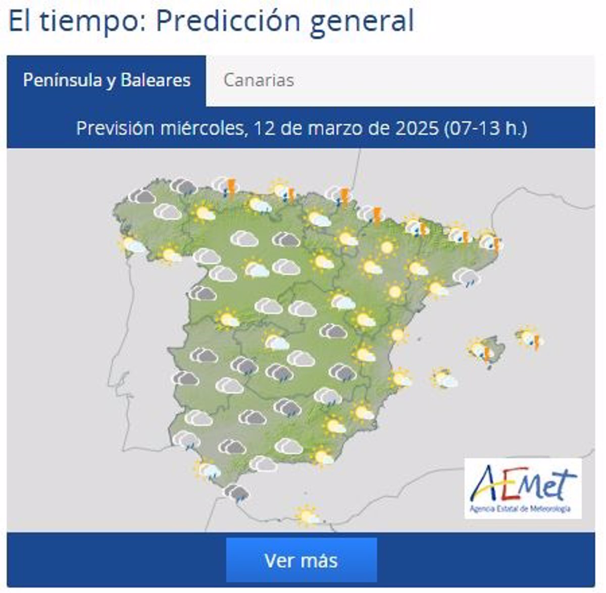 La lluvia da una tregua a la espera de la llegada de la borrasca Konrad con una masa de aire húmedo a la Península