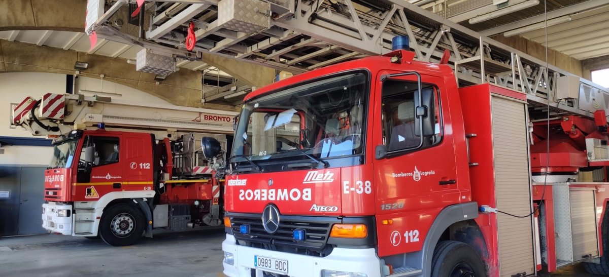 Dos heridos en incendios de viviendas en Logroño y San Vicente de Munilla