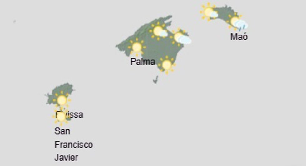 El tiempo hoy, miércoles 12 de marzo, en Baleares.