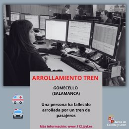 Gráfico elaborado por el 112 con datos del arrollamiento mortal en Gomecello