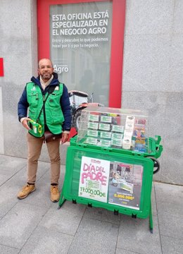 El vendedor de la ONCE Ismael Ventas