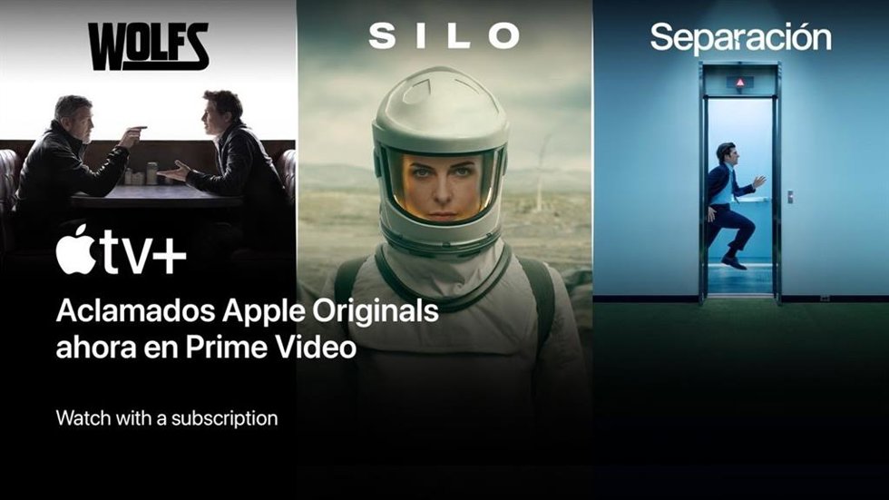 Apple TV+ está disponible desde hoy en España a través de Prime Video con una suscripción adicional