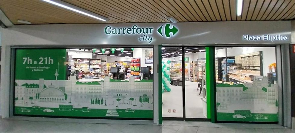 Carrefour en el Metro de Madrid