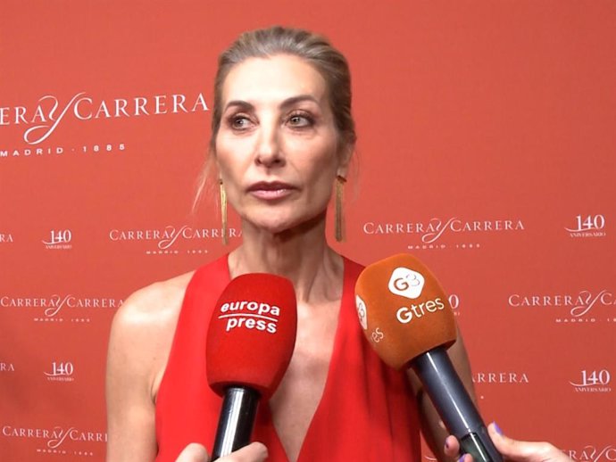 Mónica Pont en el aniversario de la joyería Carrera y Carrera
