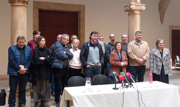 Representantes del Fòrum de la Societat Civil.
